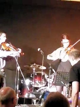 2009-07-15 Nona And Jack on the violin